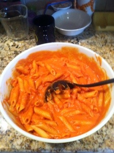 Mixed with Penne (Old pic again. Now for the new ones!)