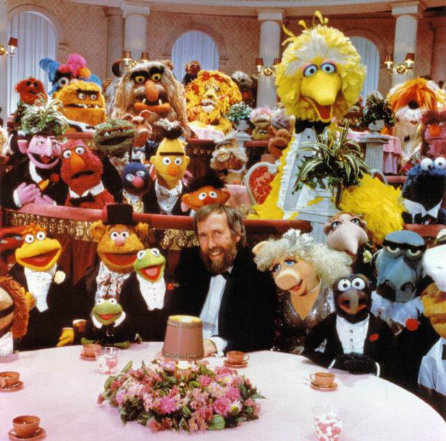 Jim Henson with the Muppets