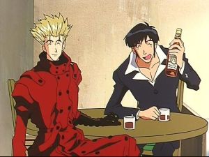 Vash and Wolfwood from Trigun