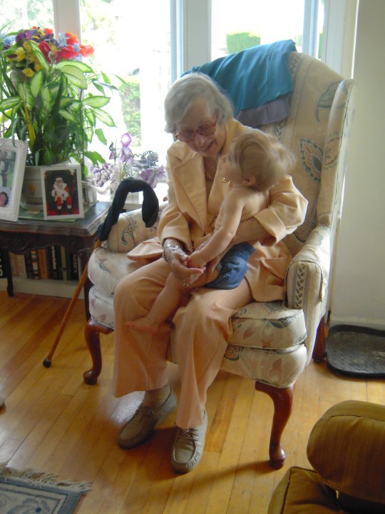 Great Grandma with Great Grandson (2010)