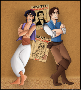 Aladdin and Flynn from Disney