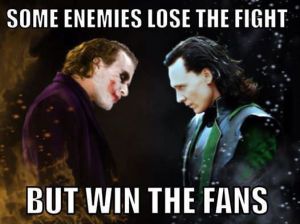 Joker from DC and Loki from Marvel (Yahoo Image Search)