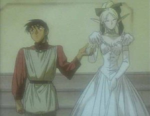 Parn and Deedlit (Lodoss War)