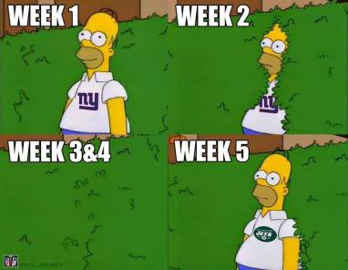 Homer Simpson (Also Giants and Jets)