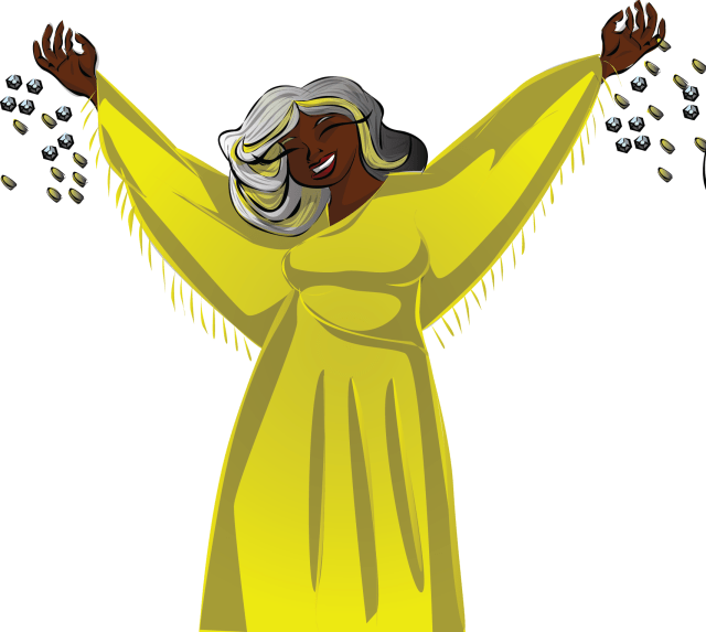 Cessia Celebrating by Kayla Matt