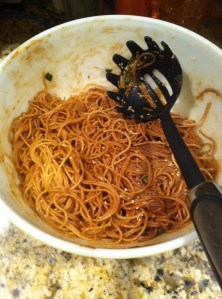 Sesame Peanut Butter Noodles