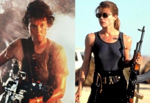 Ripley from Aliens & Sarah Connor from Terminator